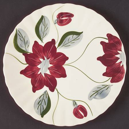 Poinsettia (Colonial) Luncheon Plate