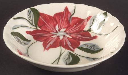 Poinsettia (Colonial) Fruit/Dessert (Sauce) Bowl
