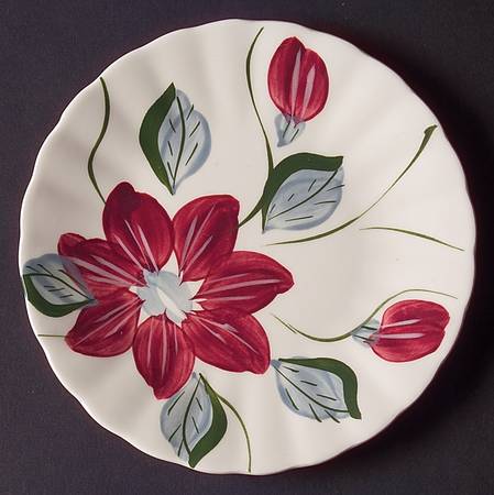 Poinsettia (Colonial) Bread & Butter Plate
