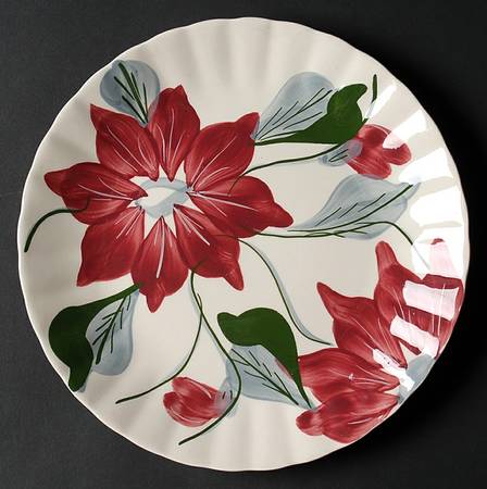 Poinsettia (Colonial) Salad Plate