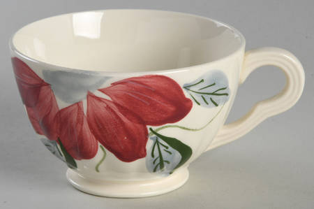 Poinsettia Footed Cup