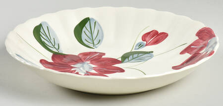 Poinsettia Coupe Soup Bowl