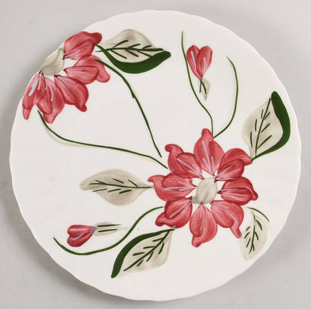 Poinsettia Salad Plate