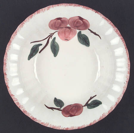 Red Apple 9" Round Vegetable Bowl