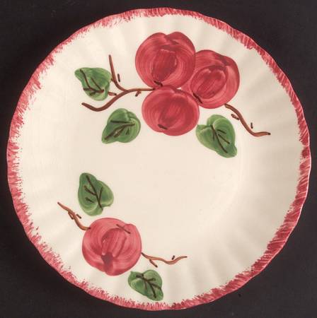 Red Apple Salad Plate
