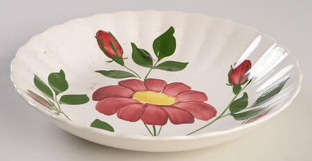Red Nocturne Variant (Colonial) Coupe Soup Bowl