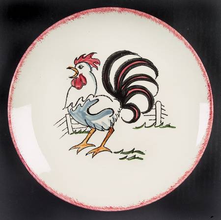 Red Rooster by Blue Ridge Southern Pottery