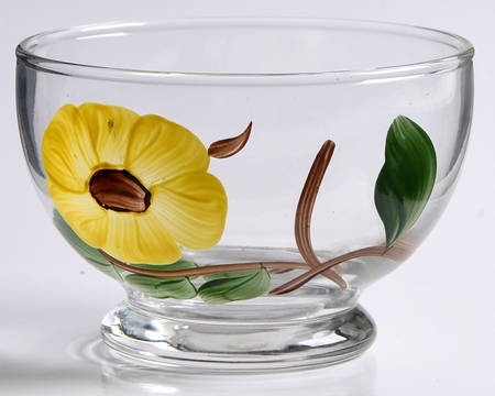 Ridge Daisy Glassware Sherbet