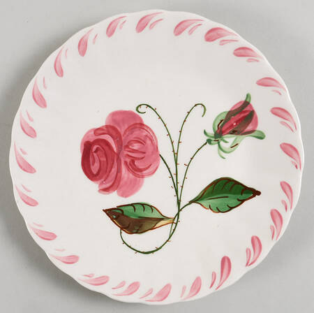 Ridge Rose Dessert/Pie Plate