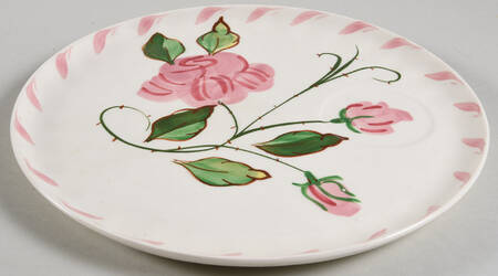 Ridge Rose Snack Plate