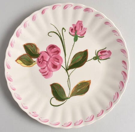 Ridge Rose Luncheon Plate