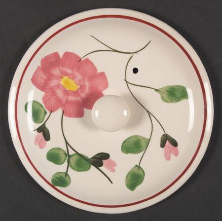 Rock Rose Lid for Round Vegetable