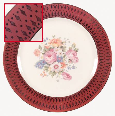 Royal Rajah Maroon by Blue Ridge Southern Pottery