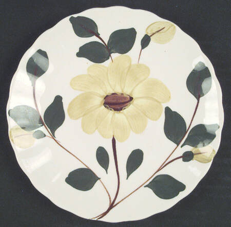 Rock Rose Yellow Dessert/Pie Plate