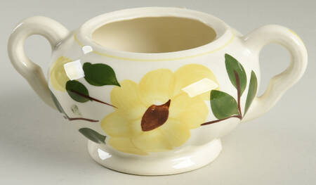 Rock Rose Yellow Lid for Sugar Bowl