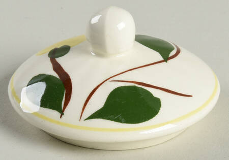 Rock Rose Yellow Sugar Bowl No Lid