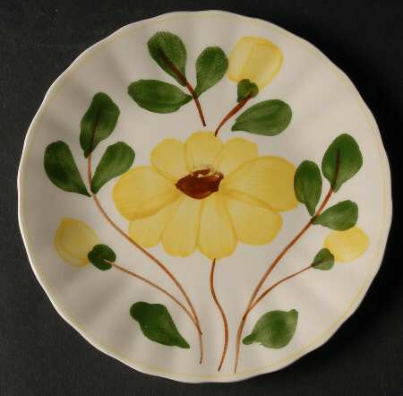 Rock Rose Yellow Bread & Butter Plate