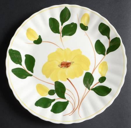 Rock Rose Yellow Luncheon Plate