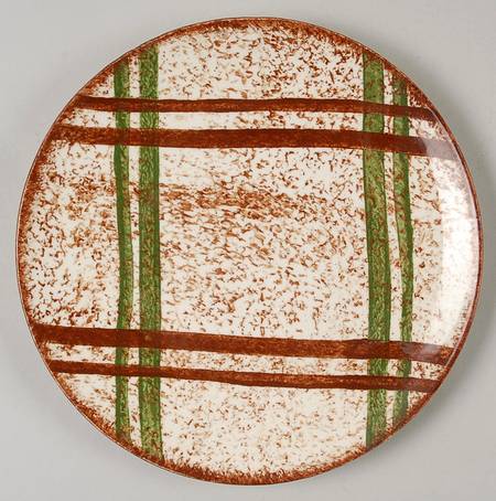 Rustic Plaid Salad Plate