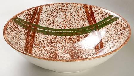 Rustic Plaid 8" Round Vegetable Bowl