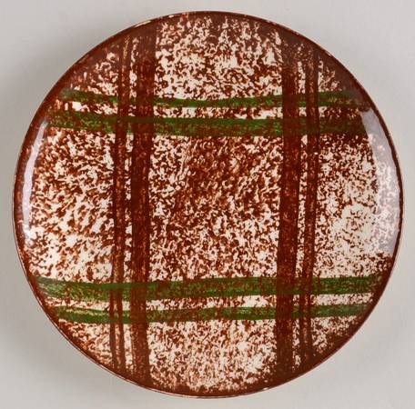 Rustic Plaid Bread & Butter Plate
