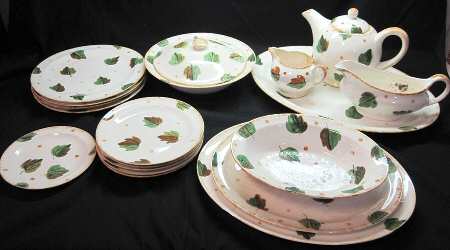 Scattered Leaves by Blue Ridge Southern Pottery