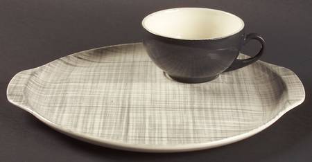Silhouette Snack Plate & Cup Set