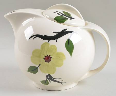 Southern Dogwood (Chartreuse) Teapot & Lid