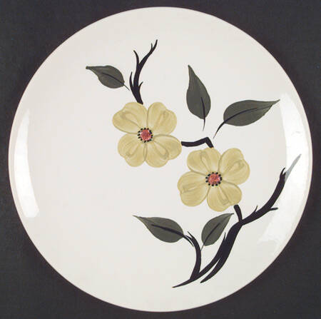 Southern Dogwood (Chartreuse) by Blue Ridge Southern Pottery