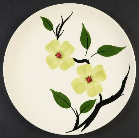 Southern Dogwood (Chartreuse) Luncheon Plate