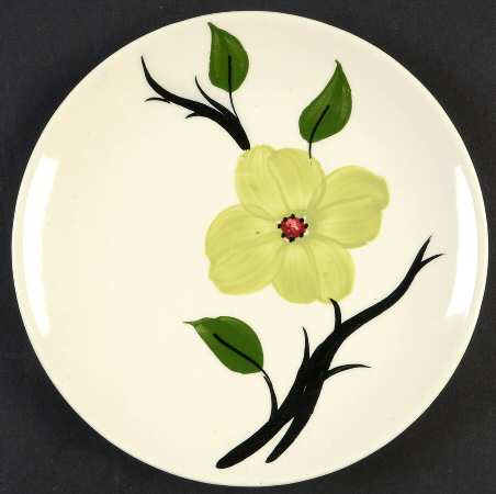 Southern Dogwood (Chartreuse) Bread & Butter Plate