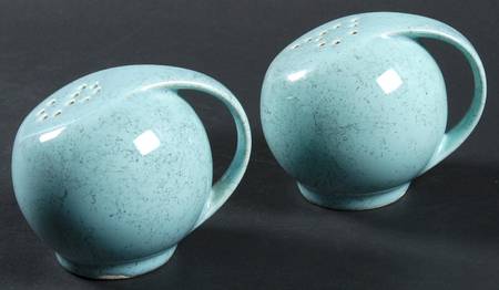 Spiderweb Blue Salt & Pepper Set