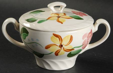 Spring Morning Sugar Bowl & Lid