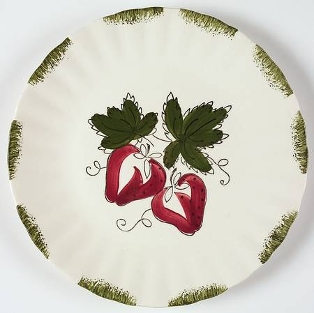 Strawberry Sundae Luncheon Plate