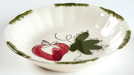 Strawberry Sundae Fruit/Dessert (Sauce) Bowl