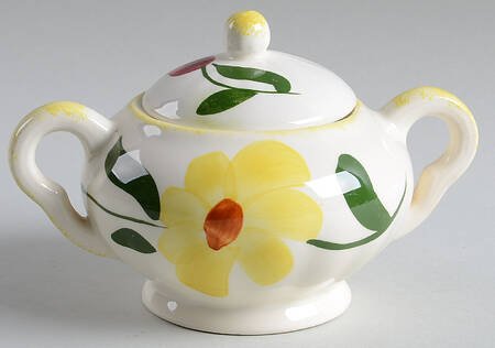Sun Bouquet Sugar Bowl & Lid