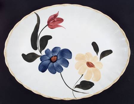 Sun Bouquet 13" Oval Serving Platter