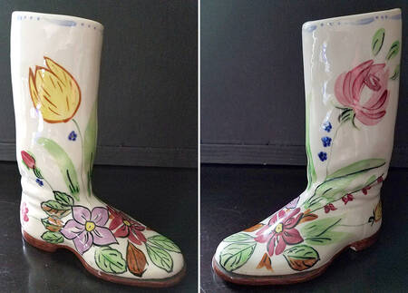 Summertime 8" Boot Vase