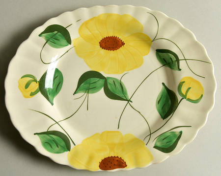 Sunflower 12" Oval Serving Platter
