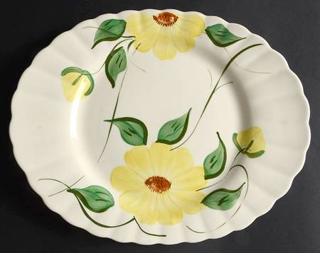 Sunflower 14" Oval Serving Platter