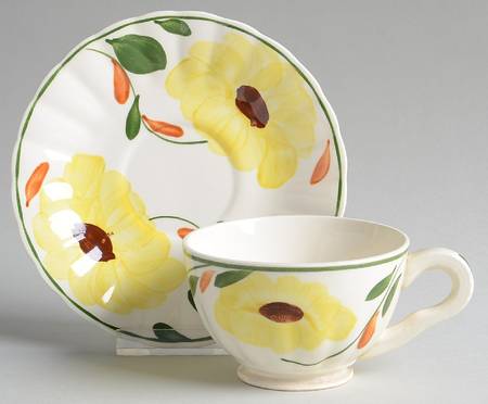 Sunbright Footed Cup & Saucer Set