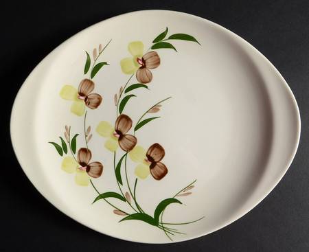 Sunny Spray 11" Oval Serving Platter