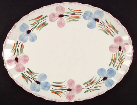 Sweet Pea 11" Oval Serving Platter
