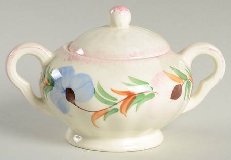 Sweet Pea Sugar Bowl & Lid