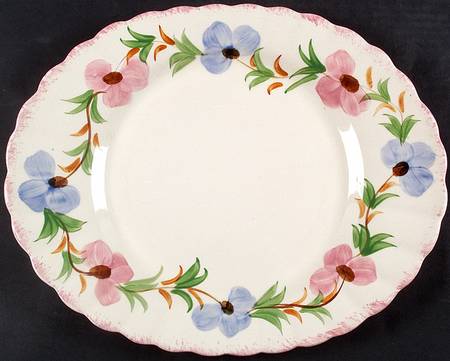 Sweet Pea 14" Oval Serving Platter