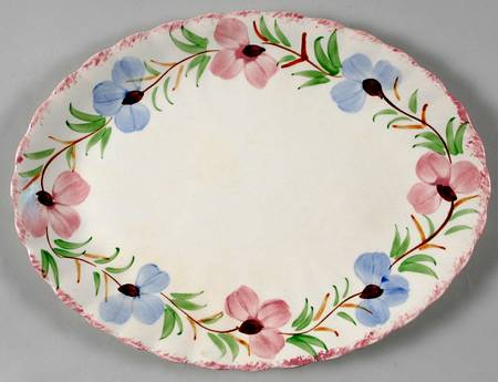 Sweet Pea 13" Oval Serving Platter