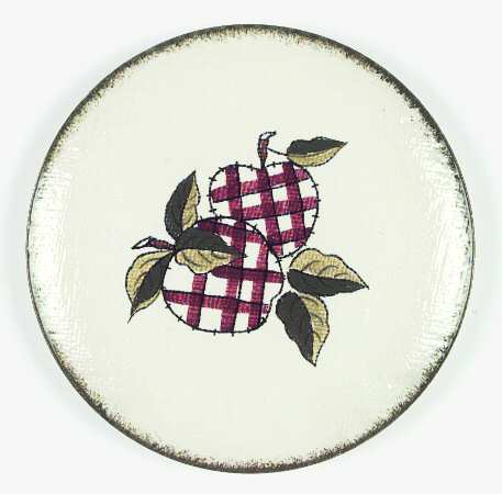 Tartan Apple by Blue Ridge Southern Pottery