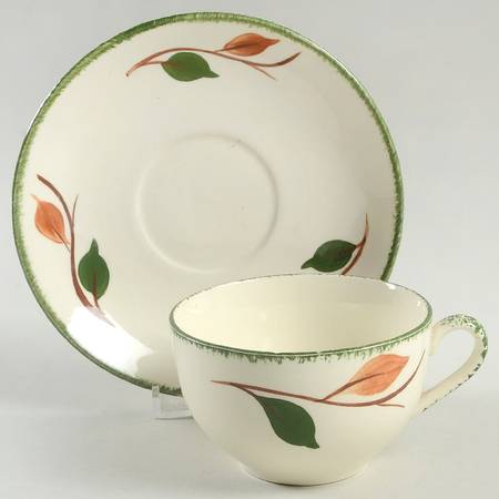 Thanksgiving Turkey Flat Cup & Saucer Set