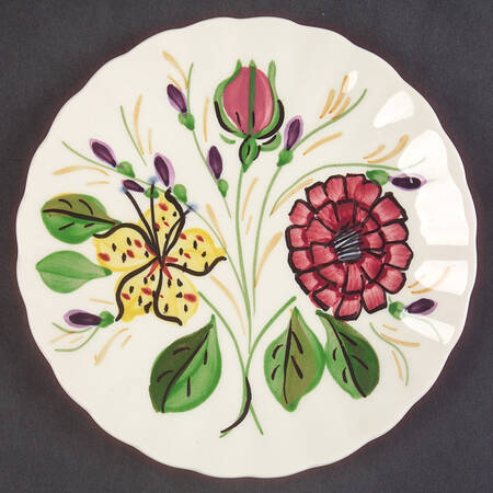 Tiger Lily Bread & Butter Plate