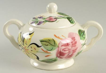 Tiger Lily Sugar Bowl & Lid